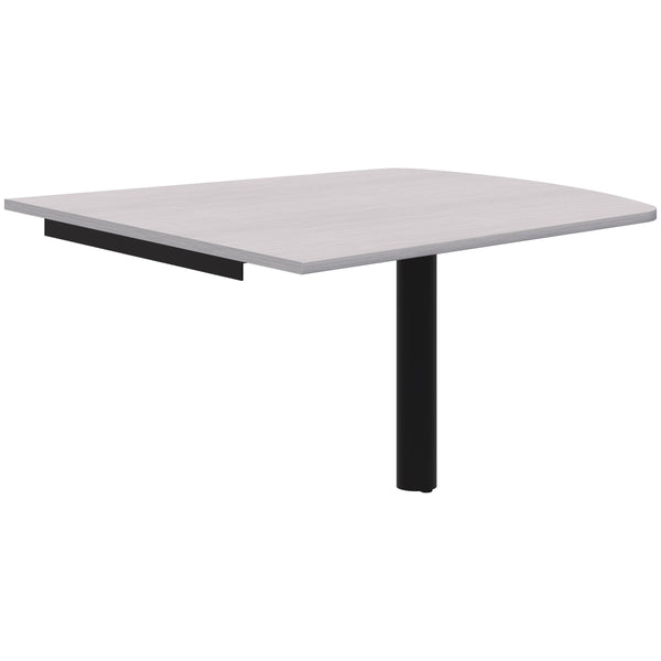 Accent Classic Trapezium Wallmounted Table - Pole Leg