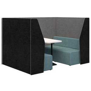 Accent Edge 4 Person Meeting Booth