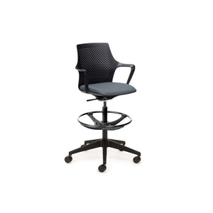 Chair Solutions Gemina Black Drafter