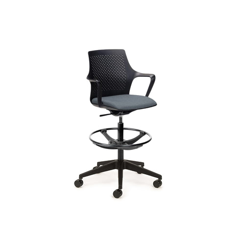 Chair Solutions Gemina Black Drafter