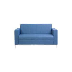 Chair Solutions Kipling Two Seater - With Arms - Polished Alloy Legs