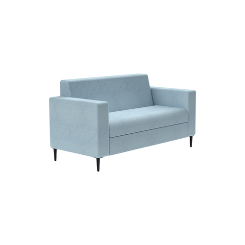 Chair Solutions Kipling Two Seater - With Arms - Black Legs