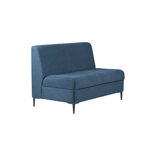 Chair Solutions Kipling Two Seater - No Arms - Black Legs