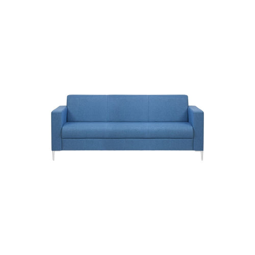 Chair Solutions Kipling Three Seater - With Arms - Polished Alloy Legs