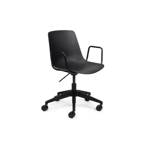 Chair Solutions OLA Castors Hi-Arch Chair - Black Shell - Arms