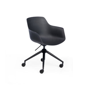 Chair Solutions OLA Relax Castors Poise 4-Star Chair - Black Shell