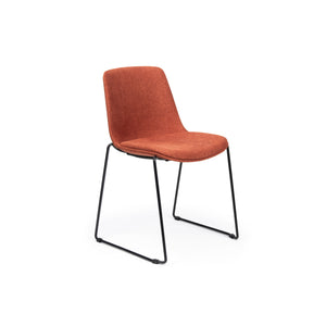 Chair Solutions OLA Sled Chair - Black Frame - Fully Upholstered