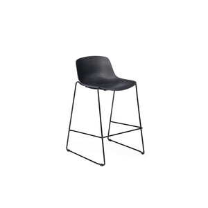 Chair Solutions OLA Stool 66 Low Back - Black Sled & Shell