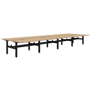 Accent Summit II Fixed Height Back-to-Back 8 Pod Desk