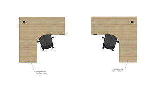 Accent Summit II Fixed Height 90° Corner Workstation Desk
