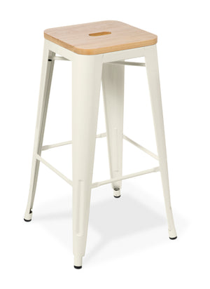Eden Industry Bar Stool Ash Timber Top