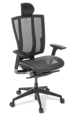 Eden Shift Chair with Arms and Headrest