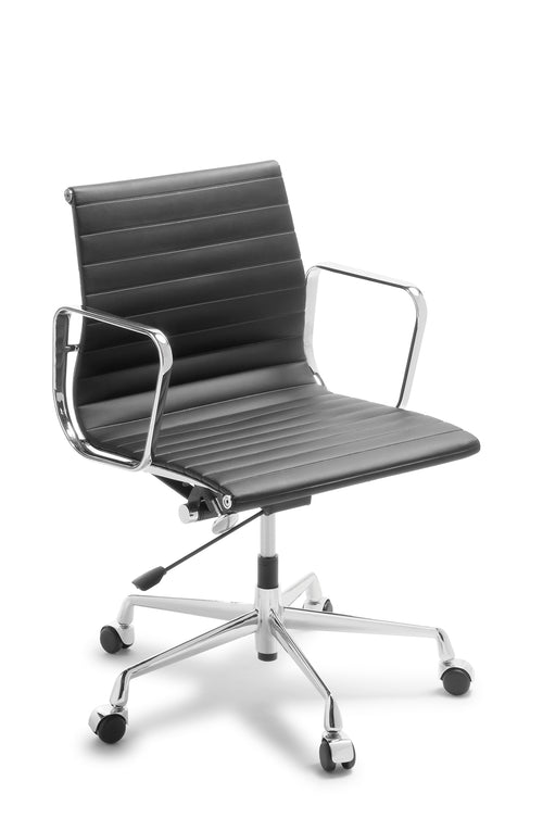 Eden Eames Replica Classic Mid Back Chair - Leather