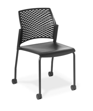 Eden Punch 4-Leg on Castors Chair