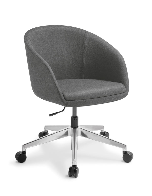 Eden Amelia with 5-Star Aluminium Swivel Base Chair