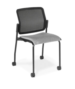 Eden Report 4-Leg Chair on Castors