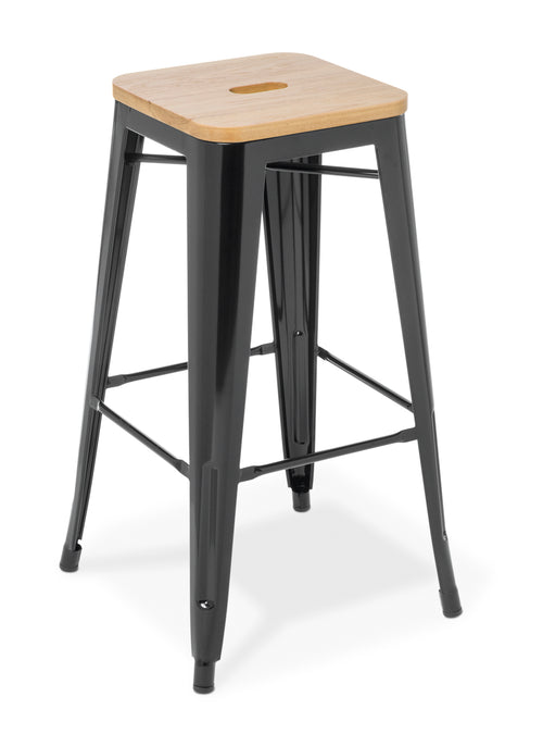 Eden Industry Bar Stool Ash Timber Top