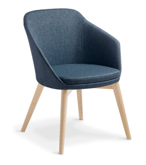 Eden Talia with Timber Base Chair