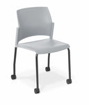 Eden Spring 4-Leg Chair on Castors